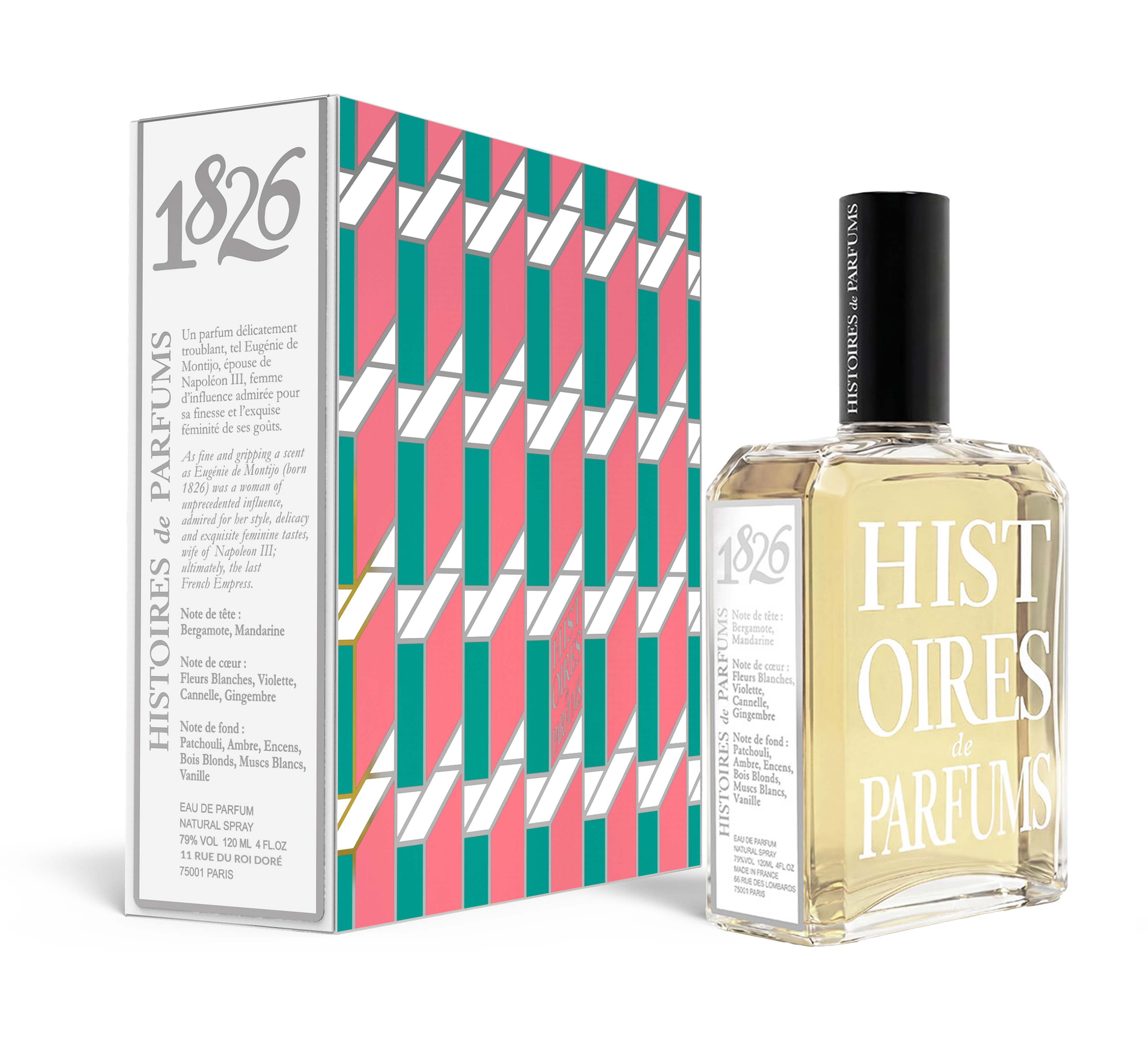 1826 120ml bottle with pack