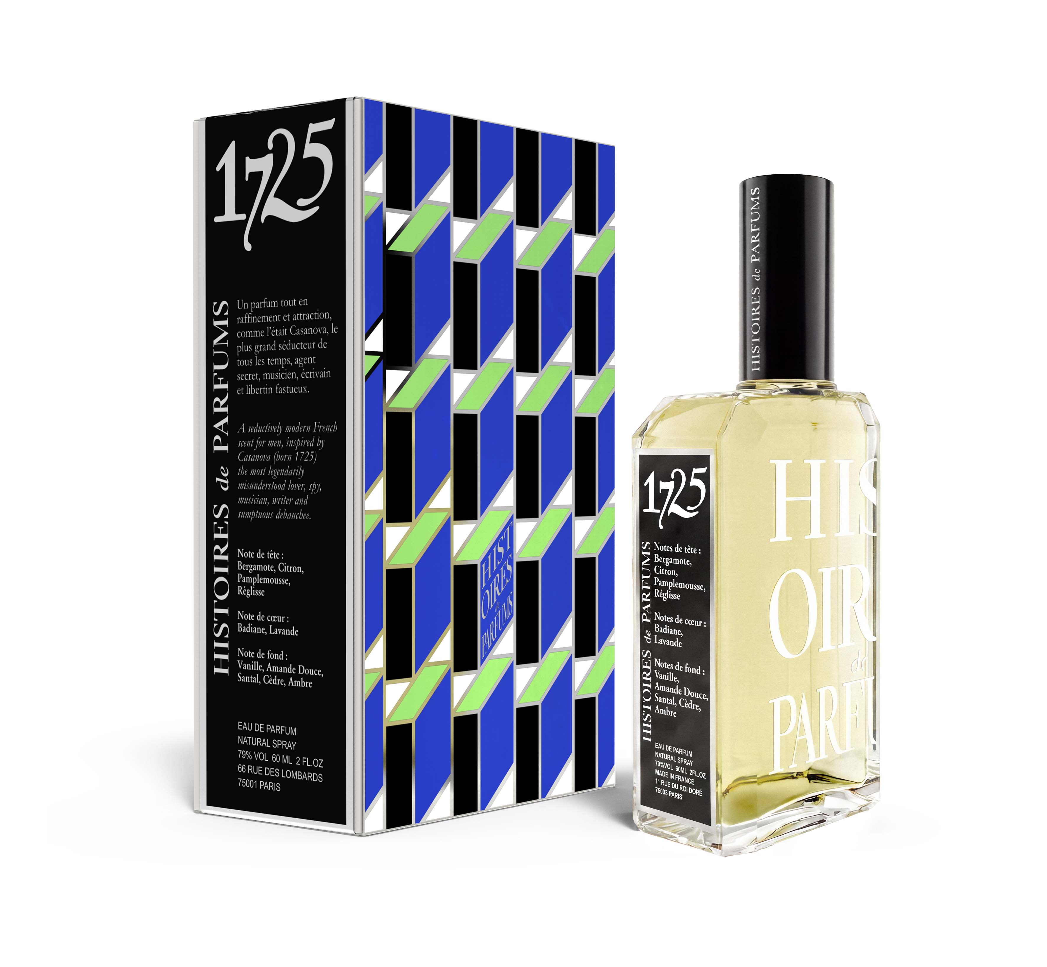 Histoires de Parfums 1725 オードパルファム 60ml 1725 Casanova - Fougere Amber Eau de Parfum - Histoires de Parfums
