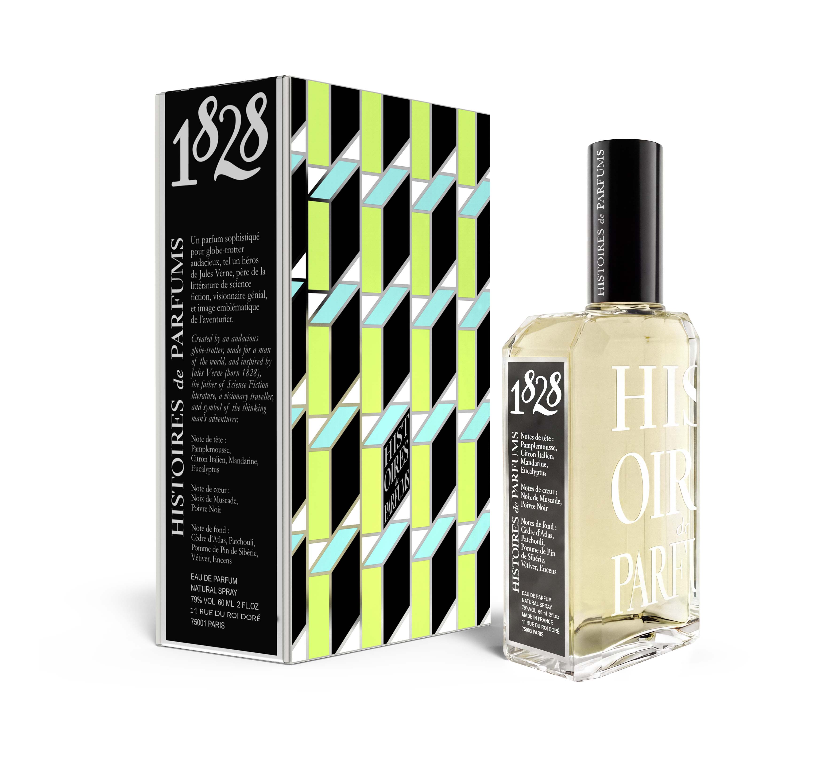 香水(ユニセックス) HISTOIRES de PARFUMS 1828 60ml 1828 Jules Verne - Aromatic Hesperide Eau de Parfum - Histoires de