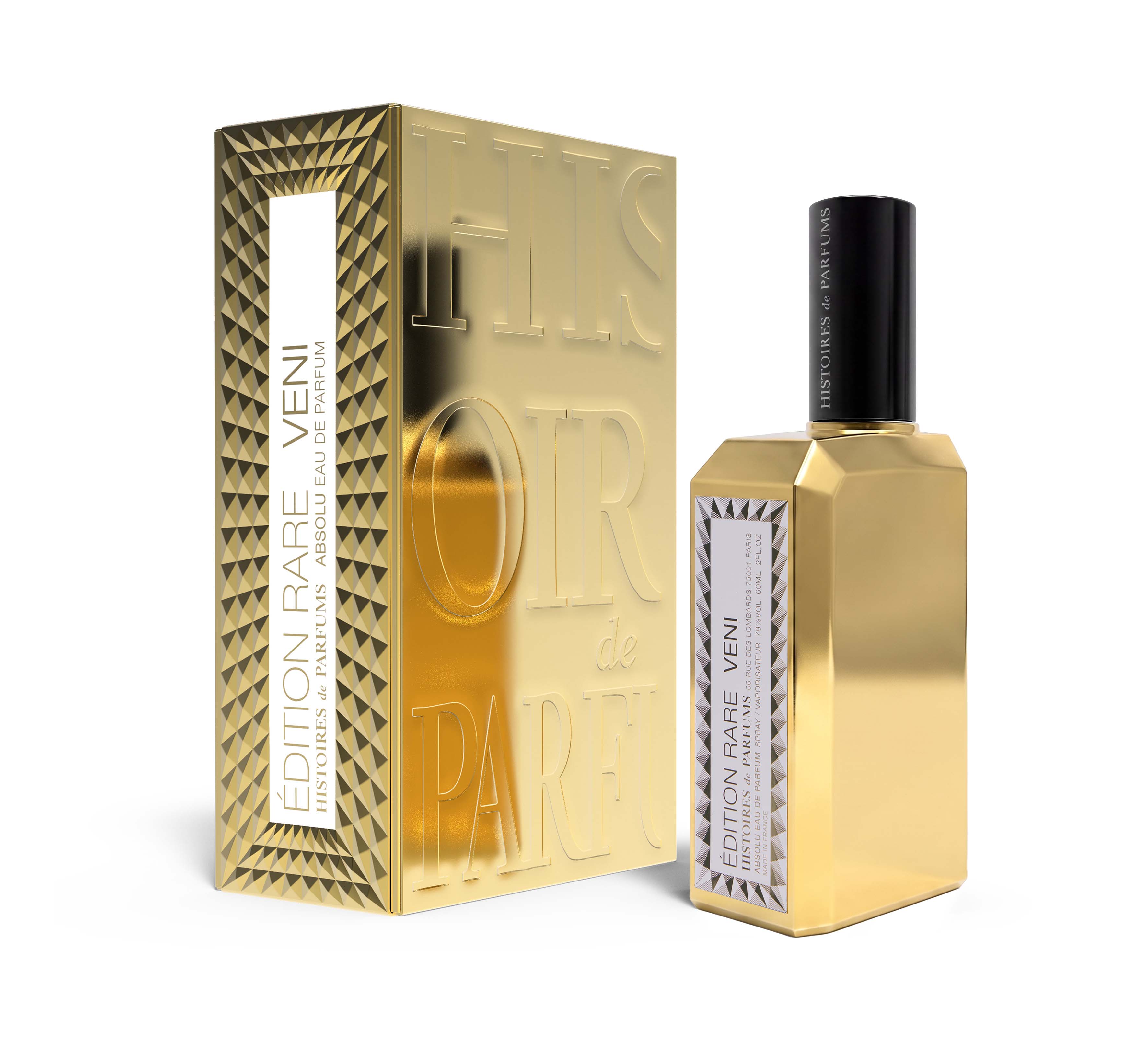 イストワールドゥパルファンVENI, YELLOW GOLD EDP 60ml Veni - Rare Edition Musk Floral Eau de Parfum - Histoires de Parfums